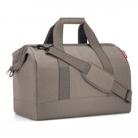 Reisetasche Allrounder L HELLBRAUN/Herringbone Mokka