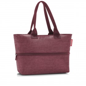 Shopper E1 erweiterbar WEINROT/Twist Maroon