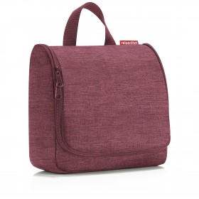 Kulturbeutel Toiletbag XL zum Aufhängen Twist Maroon