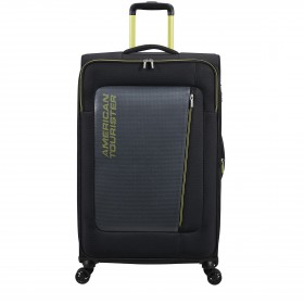 Koffer Aktivus Spinner L erweiterbar Black Lime