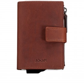 Geldbörse Cerratano E-Cage C-Four mit RFID-Schutz Cognac