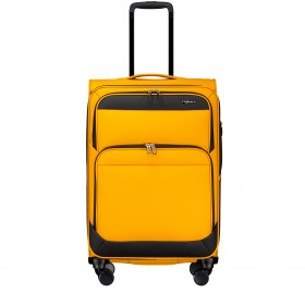 Koffer T27 erweiterbar Größe 68 cm Dark Yellow Black