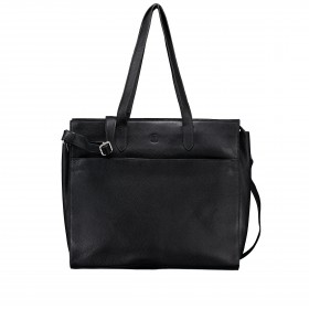 Shopper mit Laptopfach 17 Zoll Black