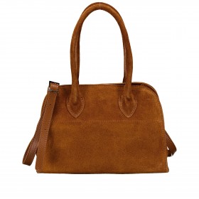 Tasche Velours Hellbraun