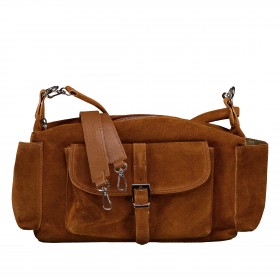 Beuteltasche Velours Utility Bag Hellbraun