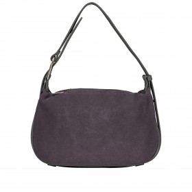 Umhängetasche Velours Dunkelgrau