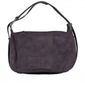 Umhängetasche Velours Dunkelgrau