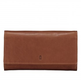 Geldbörse Oil pull up mit RFID-Schutz Cognac