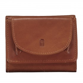Geldbörse Oil pull up mit RFID-Schutz Cognac