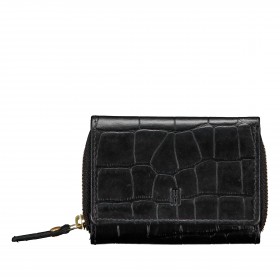 Geldbörse Kroko mit RFID-Schutz Black