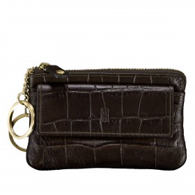 Schlüsselanhänger Kroko Dark Brown