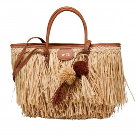 Shopper Domitilla Naturale Cuoio