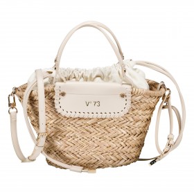 Korbtasche Vanna Off White Natur