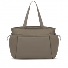 Shopper Hellvi Large mit Laptopfach Walnut