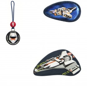 Sticker / Anhänger für Schulranzen Magic Mags Starship Galactus