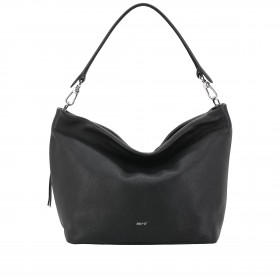 Beuteltasche Ebony Hobo Dalia Black Nickel