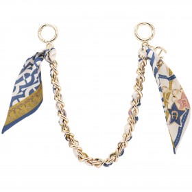 Schulterkette Fashion mit Tuch Porcelain Blue