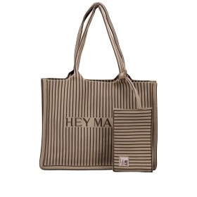 Shopper Casual Signature Bag mit herausnehmbarem Etui Mocha Coffee