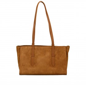 Shopper Velours Cognac