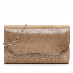 Umhängetasche / Clutch Amalia Lizard Taupe