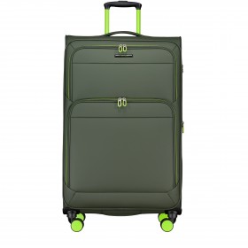 Koffer FLT27 erweiterbar Größe 80 cm Olive Neongreen