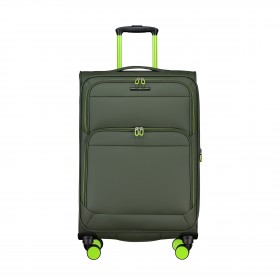 Koffer FLT27 erweiterbar Größe 68 cm Olive Neongreen