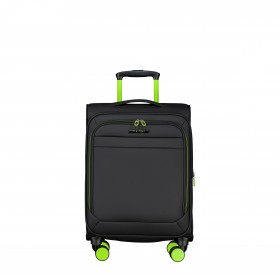 Koffer FLT27 erweiterbar Größe 55 cm Black Neongreen