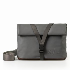 Umhängetasche Japan Yao mit Rolltop Pewter