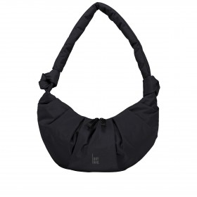 Beuteltasche Pleat Moon Bag Small Monochrome Black