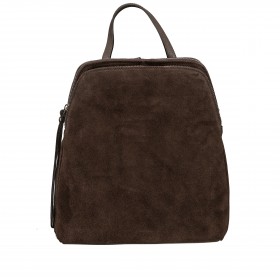 Rucksack Velours Dunkelbraun