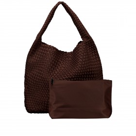 Beuteltasche Ella mit herausnehmbarem Etui Dark Brown