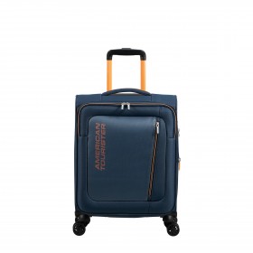 Koffer Aktivus Spinner S erweiterbar Dark Navy Radiant Orange