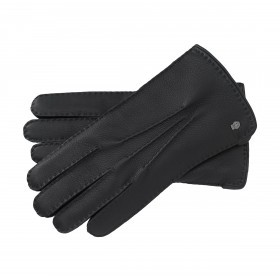 Handschuhe Herren Hirschleder Klassik Größe 8,5 Black