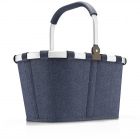 Einkaufskorb Carrybag Heringbone Dark Blue