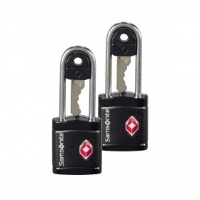 Kofferschloss Travel Accessories Key Lock TSA 2er Set Black
