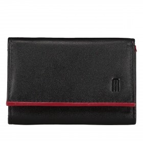 Geldbörse Multicolor Schwarz Rot