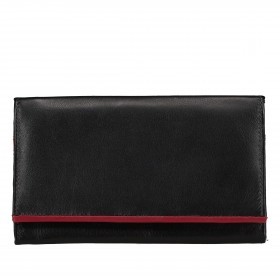 Geldbörse Multicolor Schwarz Rot