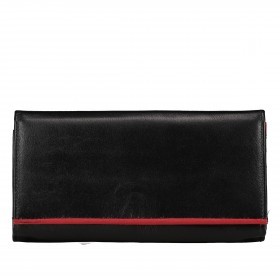Geldbörse Multicolor Schwarz Rot