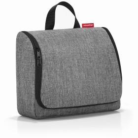 Kulturbeutel Toiletbag XL zum Aufhängen Twist Silver