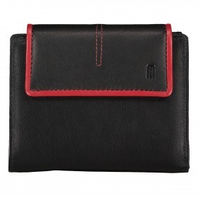 Geldbörse Multicolor Schwarz Rot