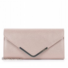 Umhängetasche / Clutch Amalia Champagner