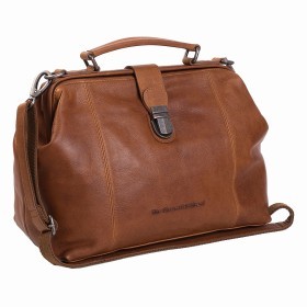 Handtasche Shaun mit Bügelverschluss Cognac