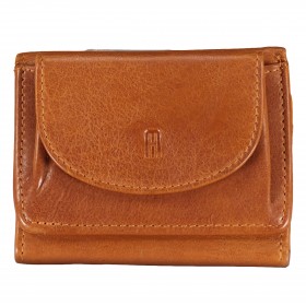 Geldbörse Riley mit RFID-Schutz Cognac