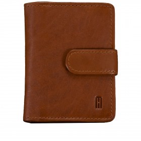 Karten-/Ausweisetui Riley mit RFID-Schutz Cognac