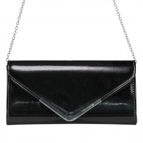 Umhängetasche / Clutch Amalia Black Gloss