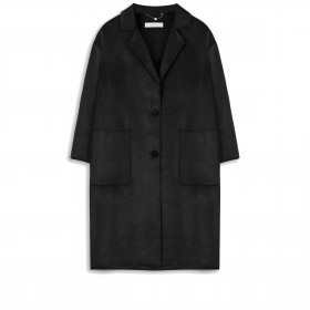 Mantel Vinky mit Wolle Größe 42 Black