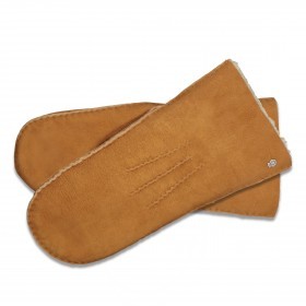 Fäustlinge Unisex Lammfell Größe XL Hazelnut