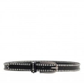 Gürtel Dina Smooth Leather Belt Bundweite 95 CM Black
