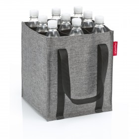 Flaschentasche Bottlebag Twist Silver