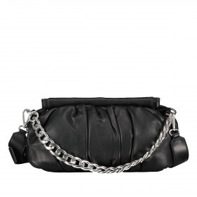 Umhängetasche / Clutch Soft Volume Lucy Silky Leather Black